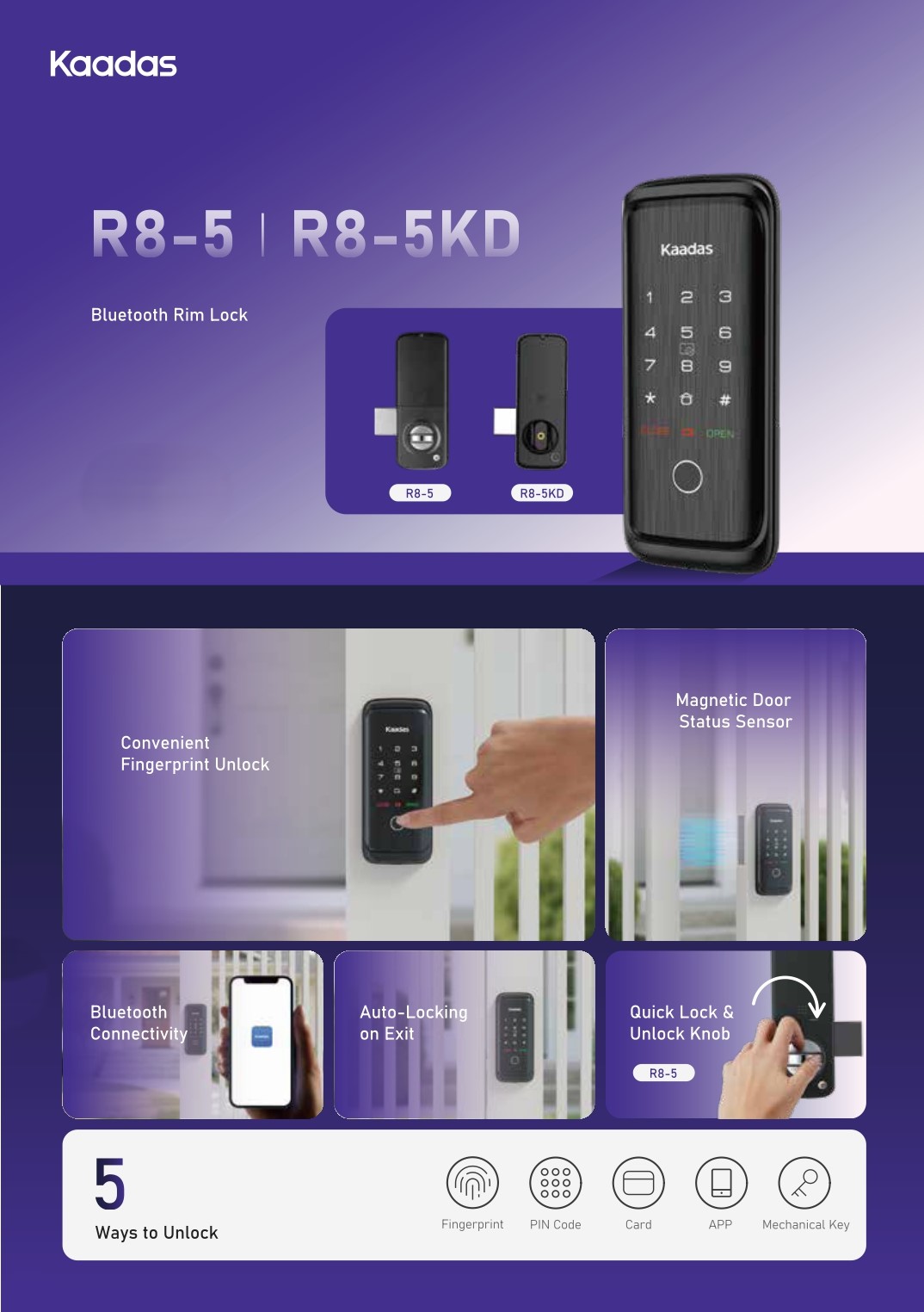 Kaadas R8-5 smart lock